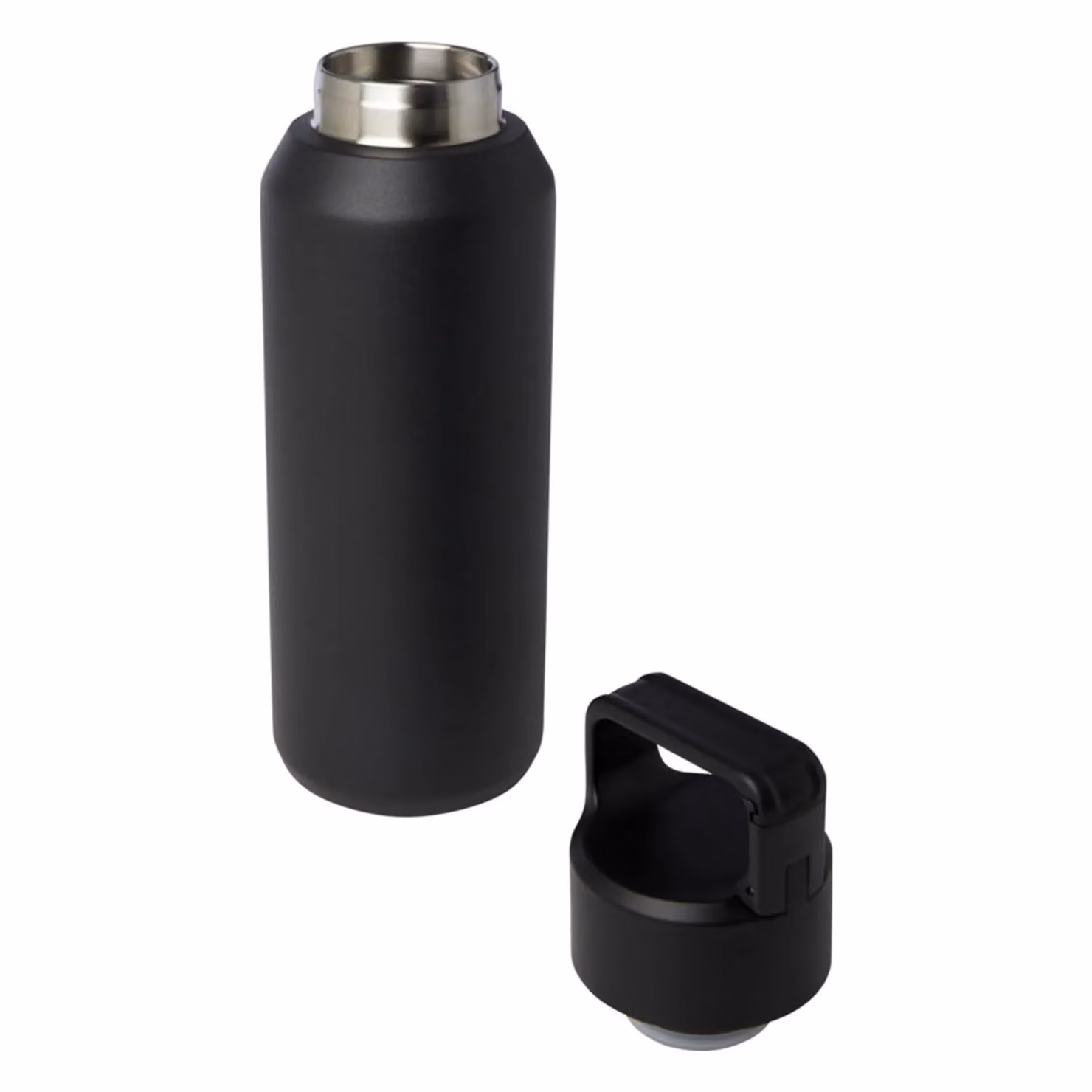Floso Astra Vacuum Insulated Stainless Steel Water Bottle, 600 ml, Black – 2