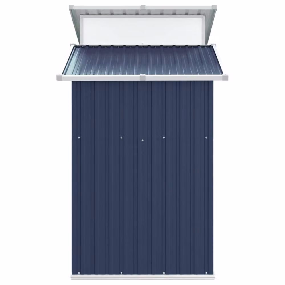 Berkfield Home Anthracite and Black Galvanised Steel Pent Garden Shed with Side Vent W/D/H: 270 x 130 x 208.5 cm – 3