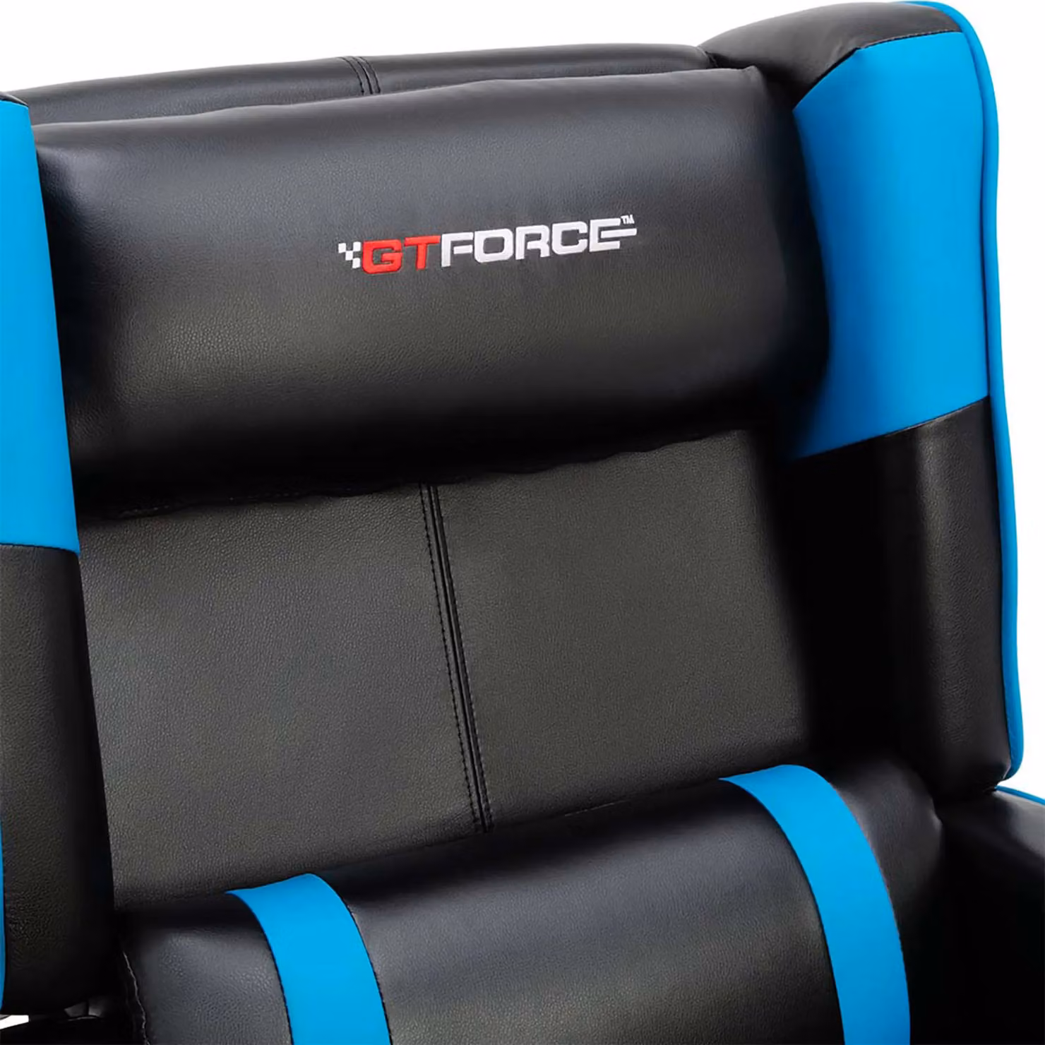 GTForce Ranger X Blue Faux Leather Gaming Recliner Armchair with Headrest – 5