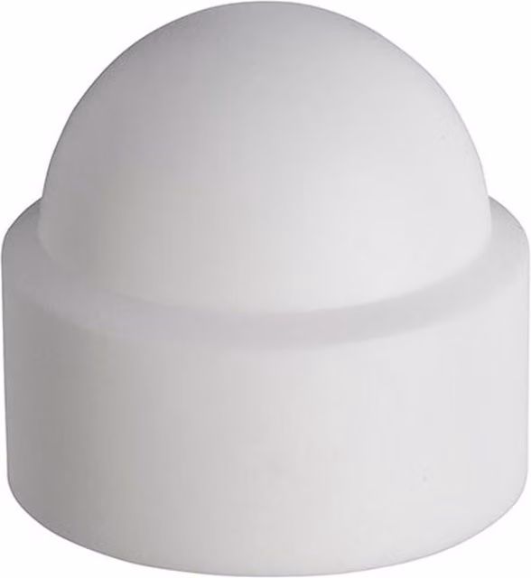Unifix White Plastic Cover Cap M8 NNCW08 Grey Box of 100