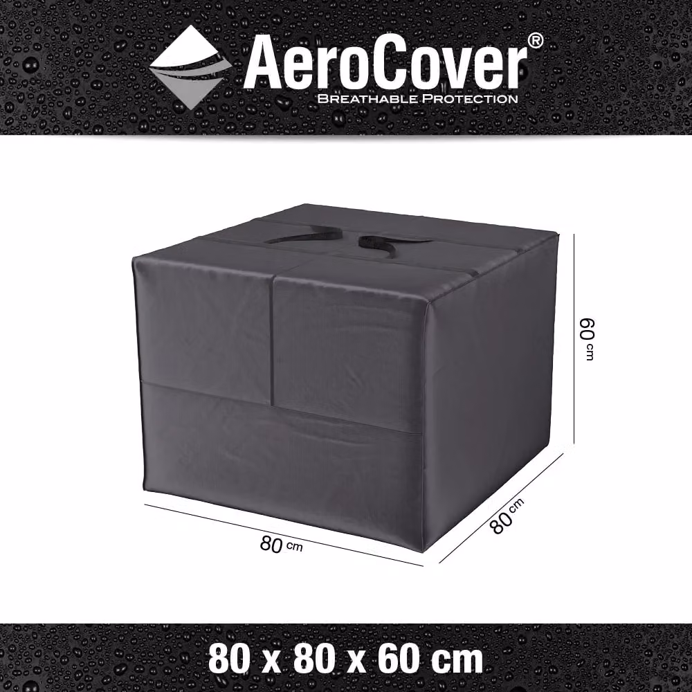 Ruma AeroCover Breathable Polyester Cushion Bag in Anthracite Grey W: 80 cm, D: 80 cm, H: 60 cm – 3