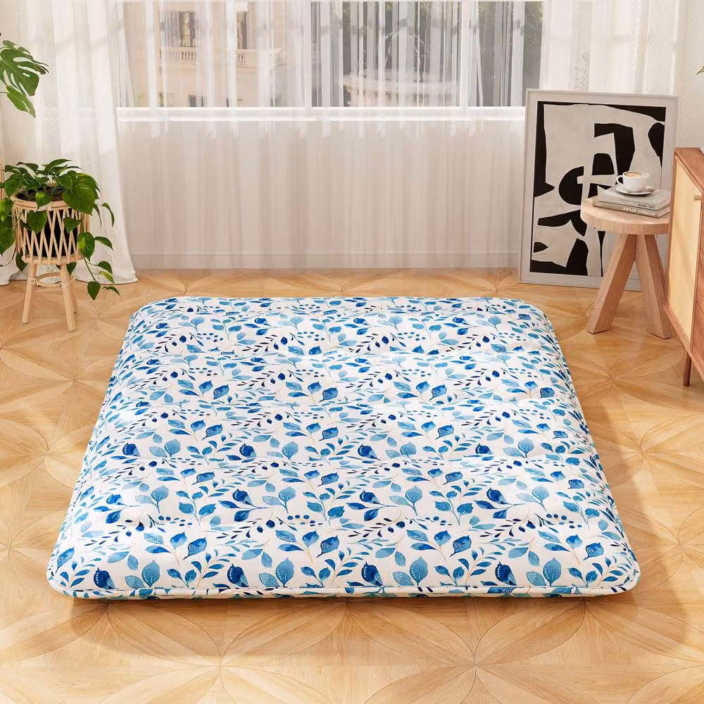 Costway King Size Japanese Floor Futon Mattress, Multicolour, W/D/H: 190 x 135 x 10 cm – 2
