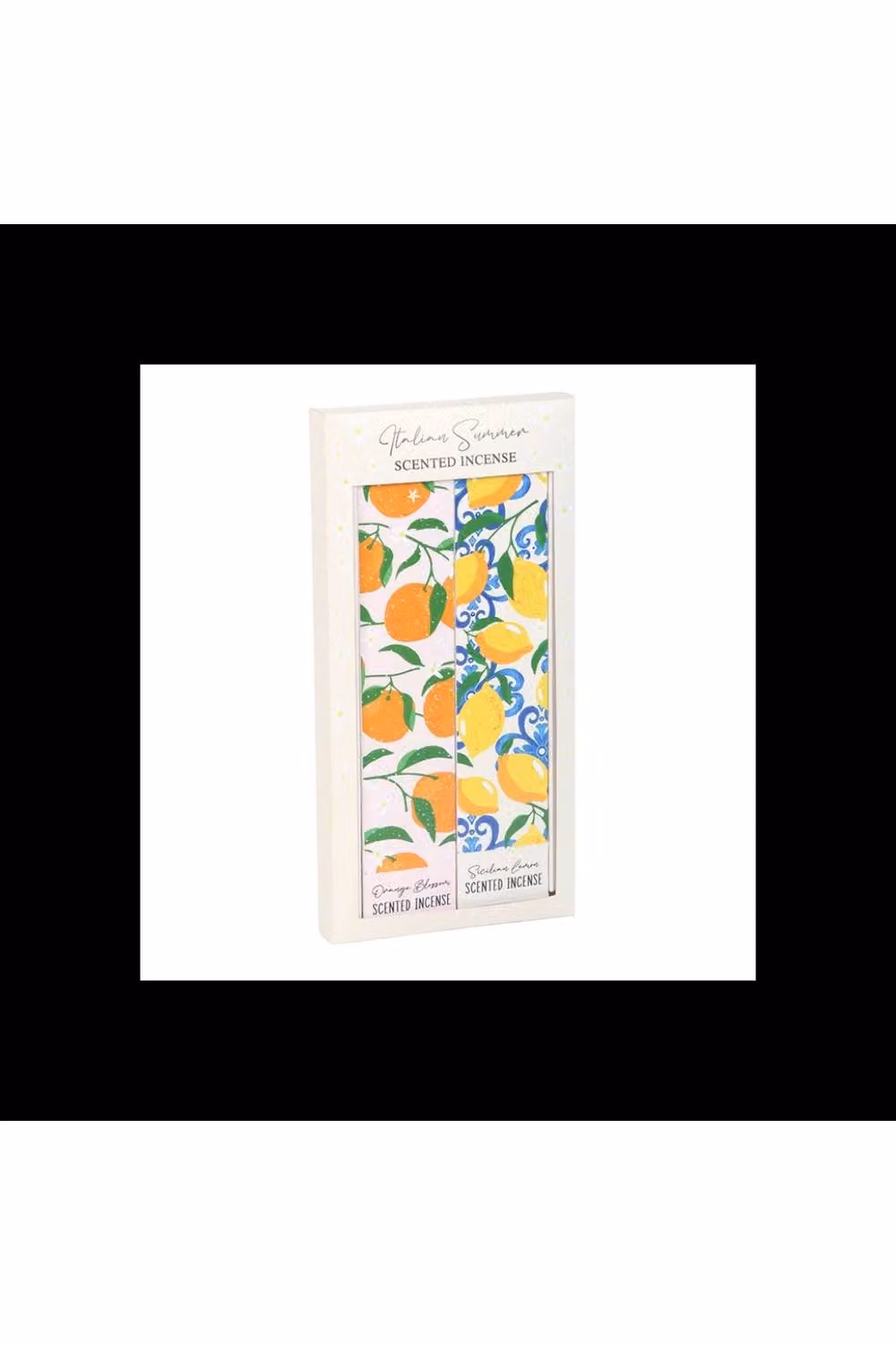 KDMD Set of 2 Italian Summer Incense Stick Packs with Lemon and Orange Blossom Scents – 2