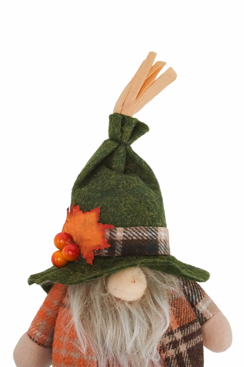 H&O Direct 2 Pack Orange Faceless Gnomes Tabletop Holiday Home Decoration – 3