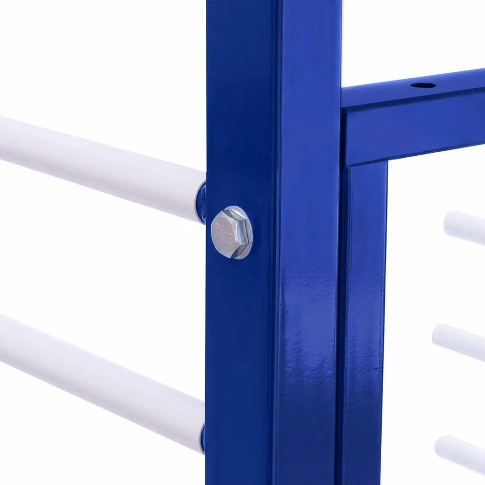 Monstershop Combi Spray Drying Rack Trolley in Blue Steel, H 181.5 x W 65.0 x D 35.0 cm – 4
