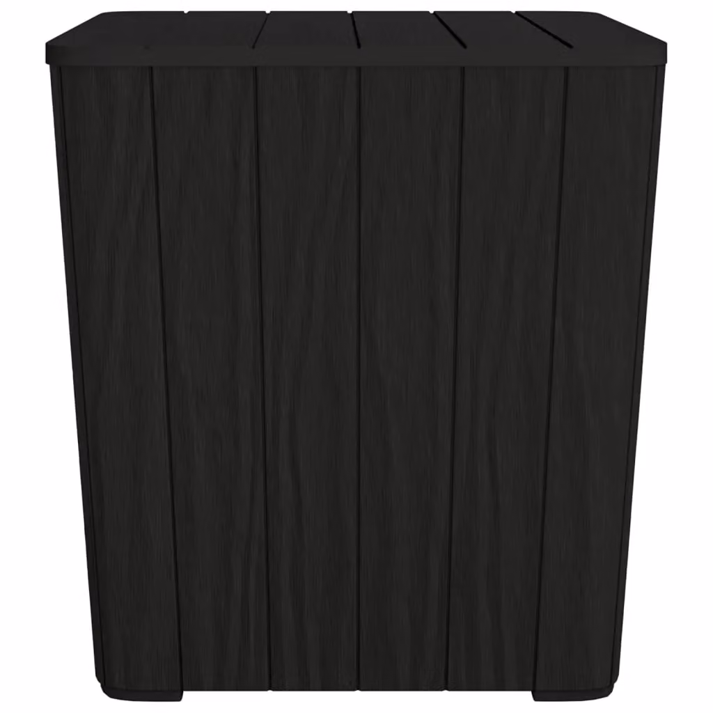 Berkfield Home Modern Garden Table with Removable Lid in Matt Black Polypropylene – 2