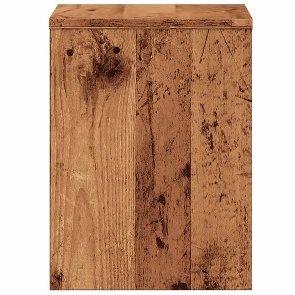 Berkfield Home Timeless Bedside Cabinets, 2 Piece Set in Old Wood Brown, W/D/H: 40 x 30 x 40 cm – 6