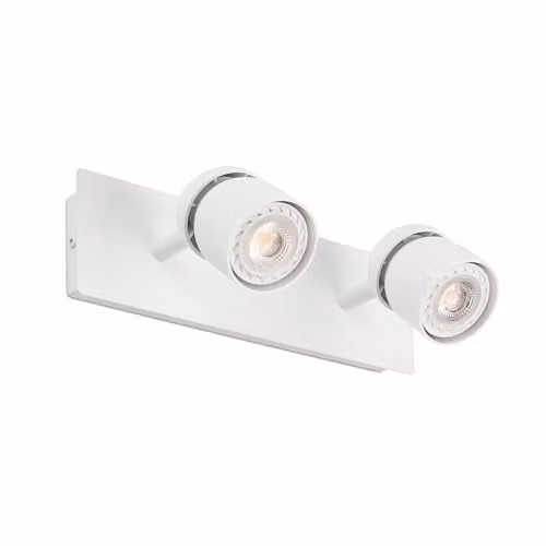 Netlighting Coco Twin Spotlight Wall Lamp White 2x GU10