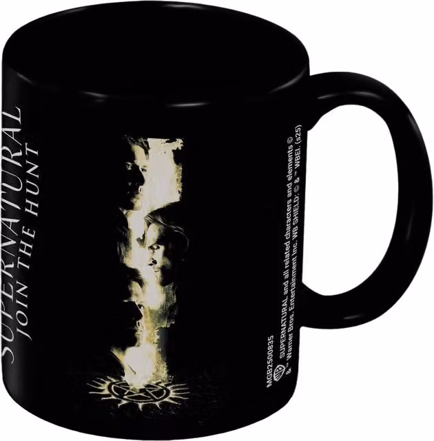 Supernatural Yellow Smoke 325ml Mug in Black – 1