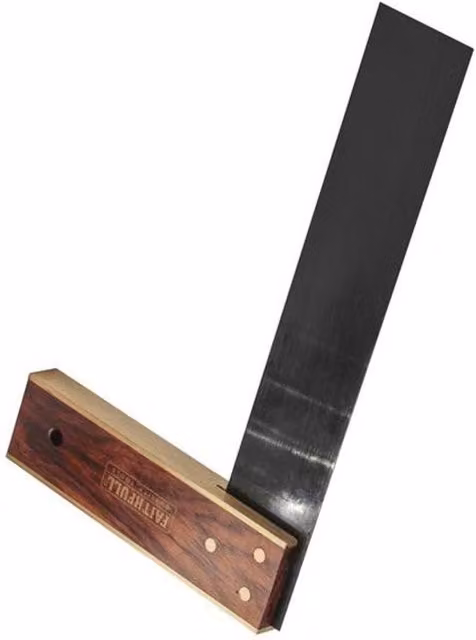 Faithfull Carpenter's Try Square, Black, 230mm