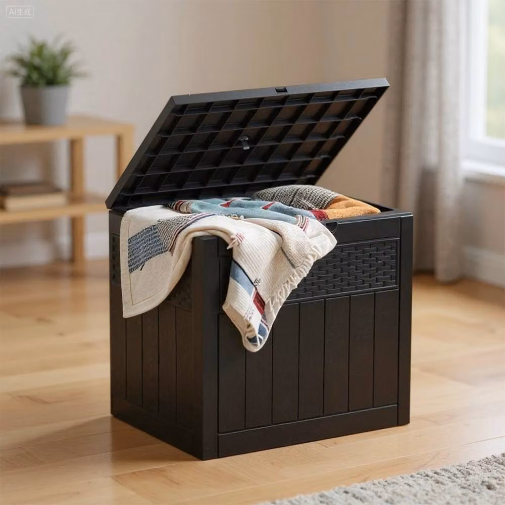 Kelvenix 126L Outdoor Storage Box Garden Deck Container Chest in Black – 5