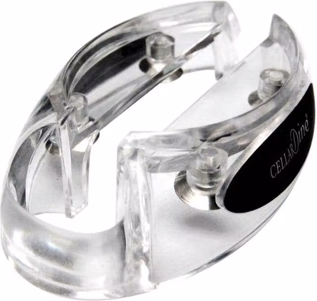 dexam CellarDine Acrylic Foil Cutter for Wine Bottles, Transparent and Multicolour