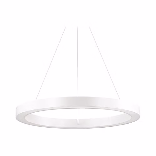 Ideal Lux Oracle Integrated LED Ring Ceiling Pendant, White, 3000K