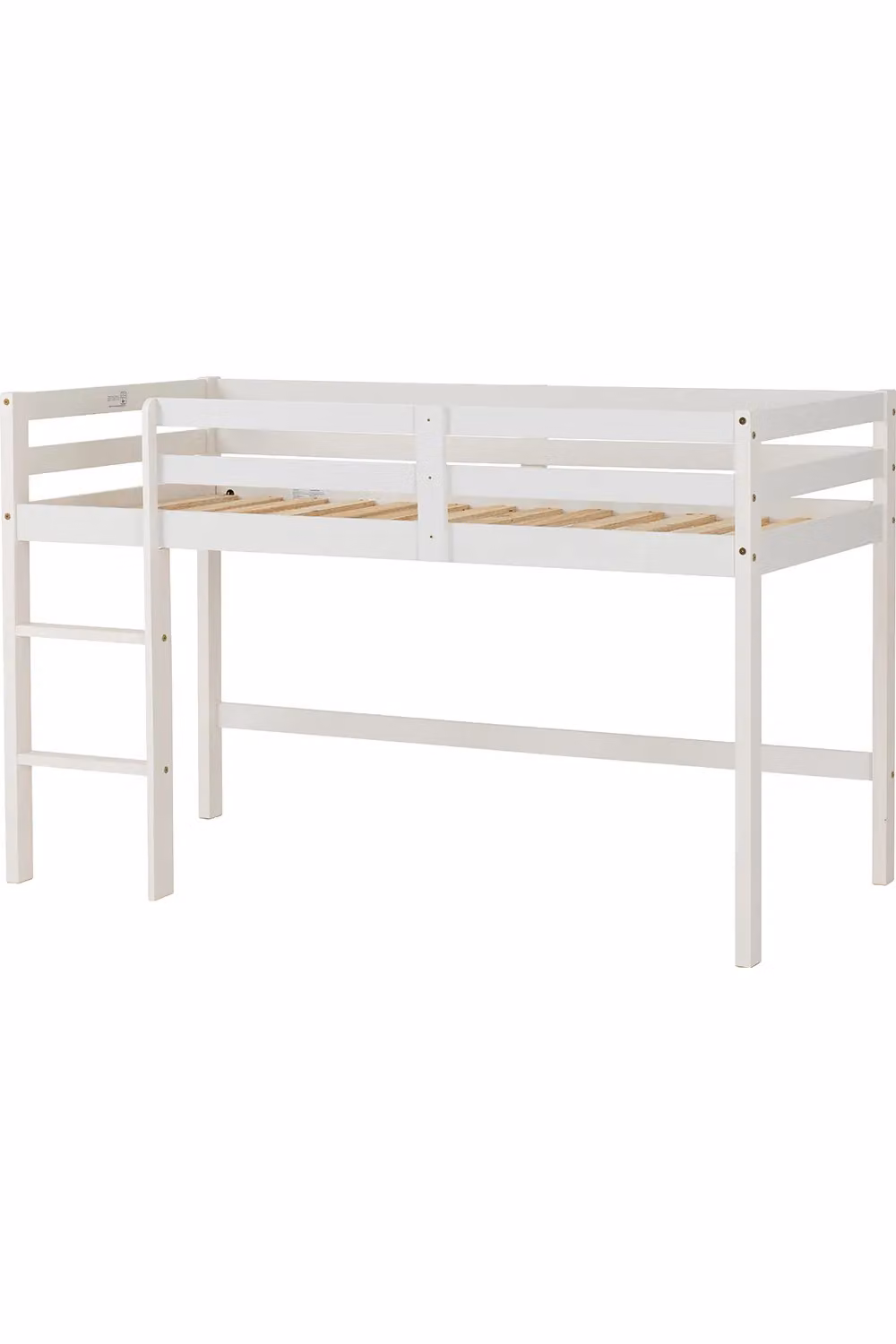 Seconique Panama Mid Height Cabin Bed Frame in White and Grey, W/D/H: 90 x 190 x 101 cm – 2