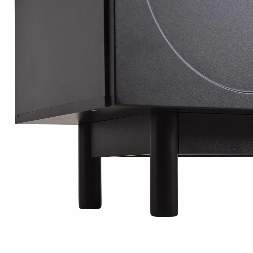 Merax Modern Black TV Cabinet with Adjustable Shelves, W/D/H: 175 x 38 x 56 cm – 3
