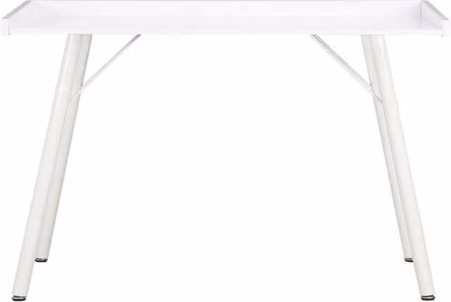 Berkfield Home Modern White Writing Desk, W/D/H: 90 x 50 x 79 cm