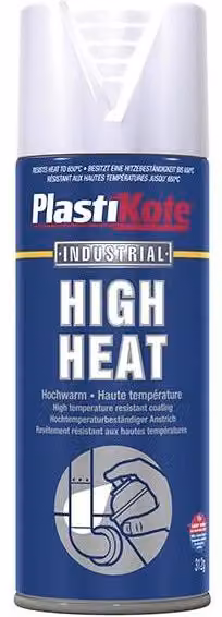 Plastikote High Heat Opaque Black Paint 400 ml – 1