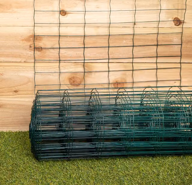 Samuel Alexander Green PVC Coated Steel Garden Border, W/H: 60 cm x 1000 cm