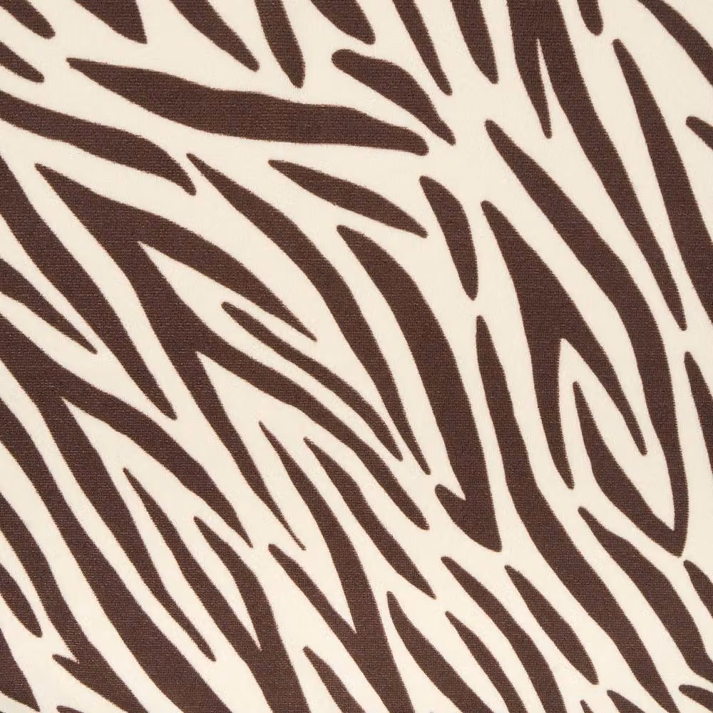 OHS Brown Zebra Print Microfibre Beach Towel with Bag, Quick-Drying and Absorbent, W: 75 cm x L: 215 cm – 7