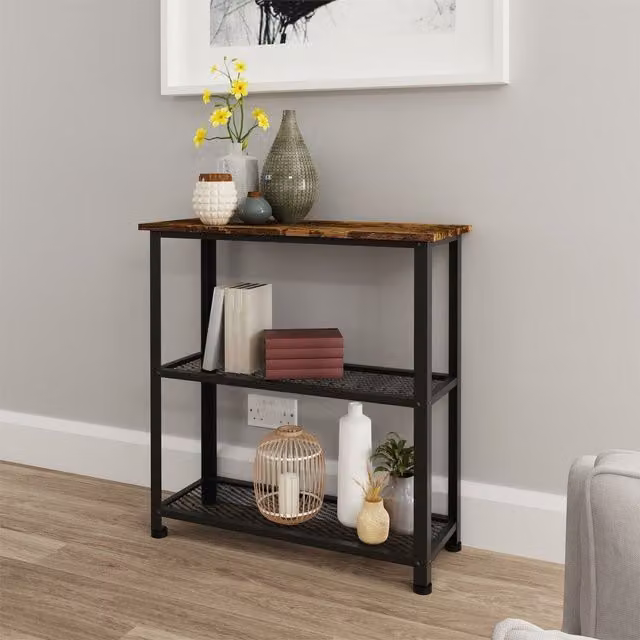 Bala Industrial Shoe Rack in Orange and Black