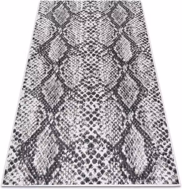 RugsX Sion Animal Print Rug in Beige and Grey, W: 200 cm, D: 290 cm