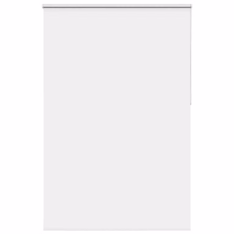 Berkfield Home White Blackout Roller Blind, Polyester Fabric, W: 160 cm, H: 230 cm