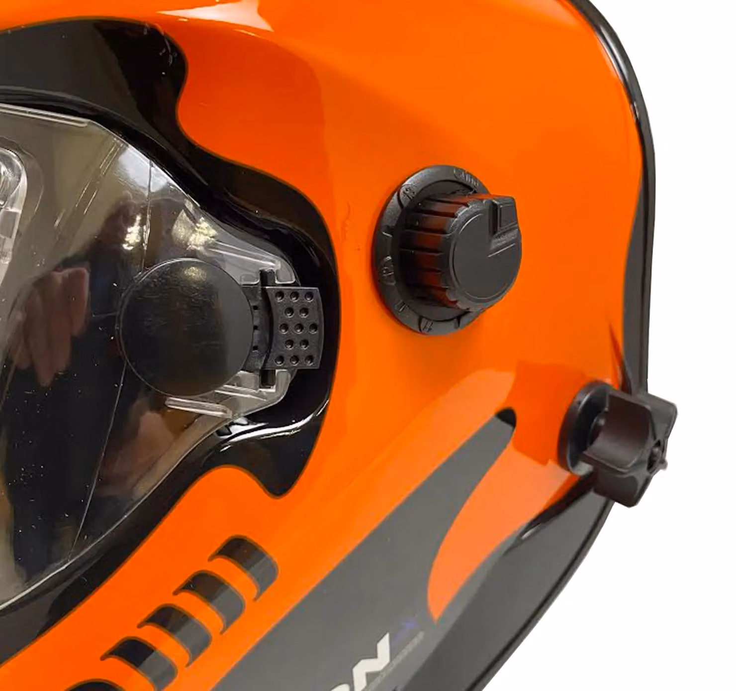 Autojack Auto Darkening Welding Helmet in Orange – 4
