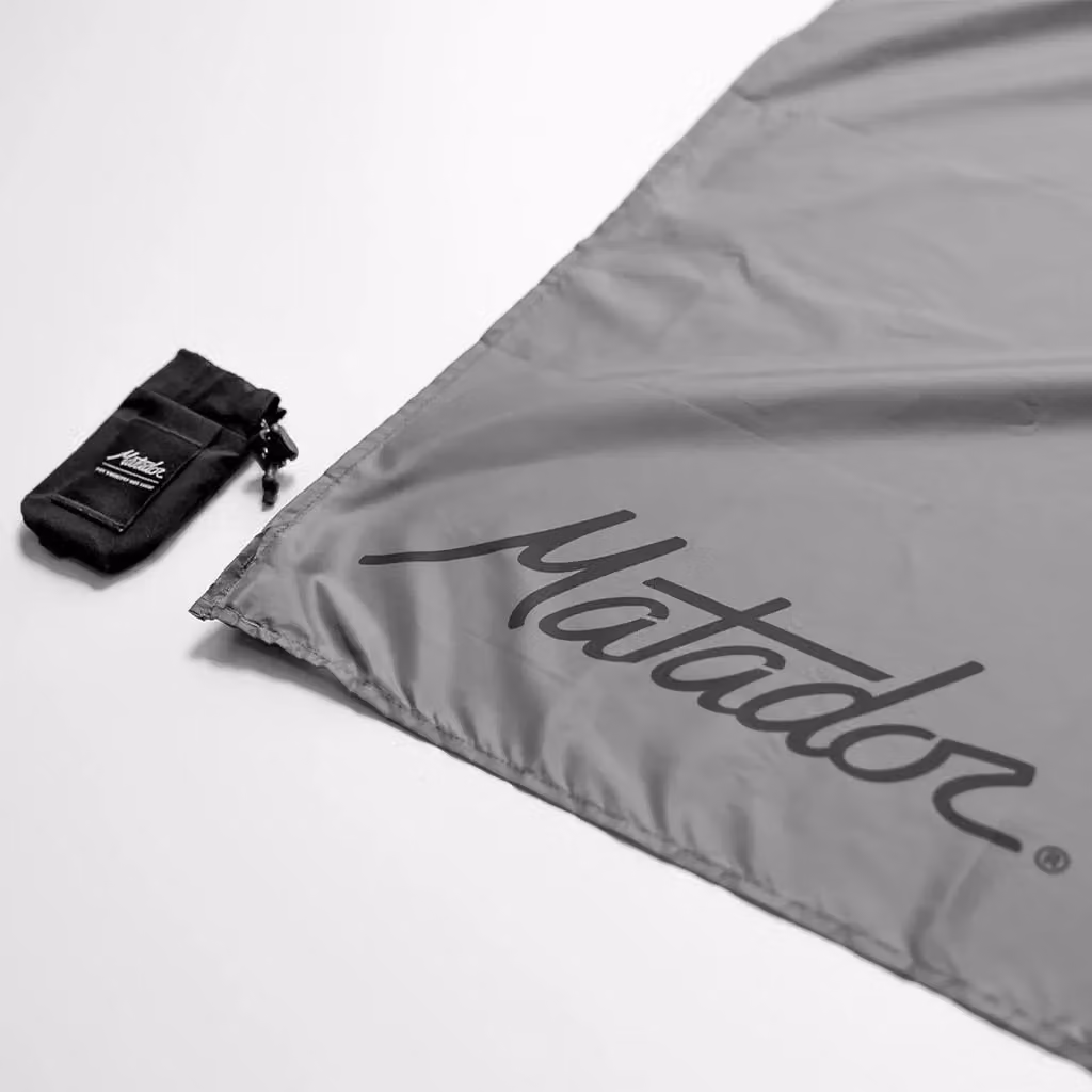 Matador Pocket Blanket Mini Small Picnic Blanket in White – 3