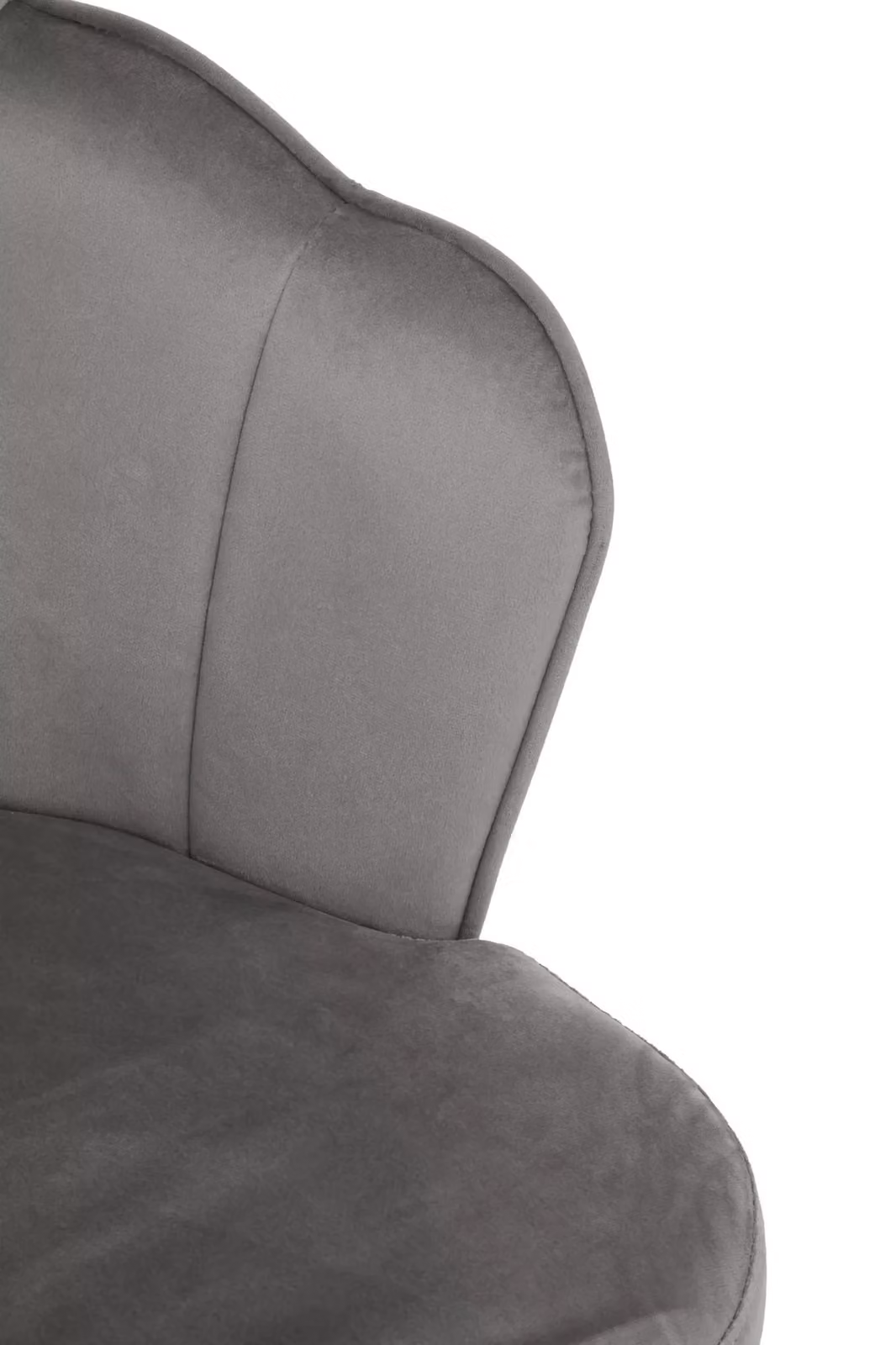 Interiors by Premier Tian Grey Velvet Armchair – 2