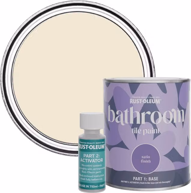 Rust-Oleum Bathroom Tile Paint in Satin Finish, Green, 0.75 l