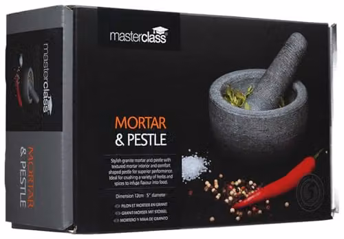 MasterClass Granite Mortar and Pestle Set in Grey – 2