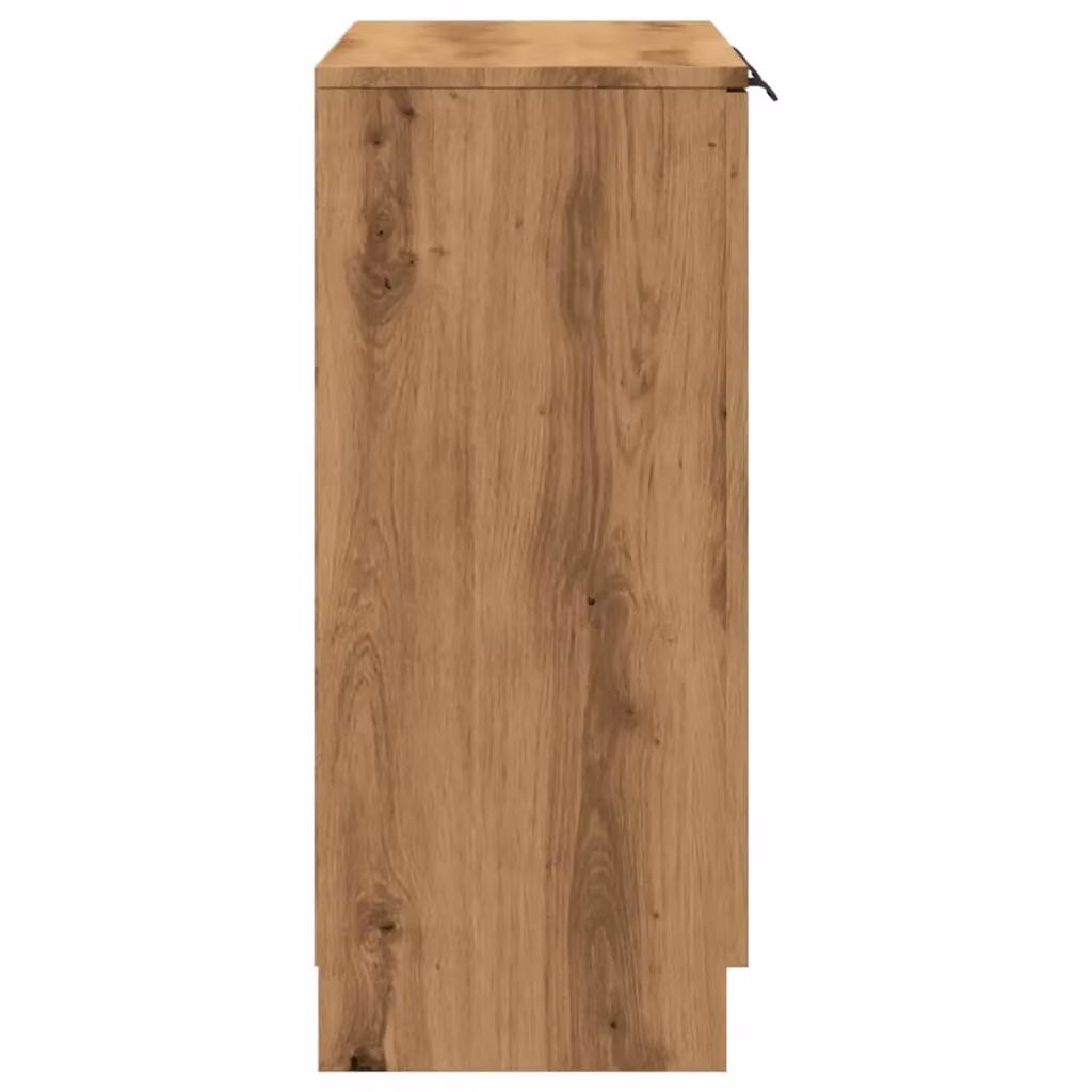 Berkfield Home Artisan Oak Sideboard in Brown, W/D/H: 90.5 x 30 x 70 cm – 3
