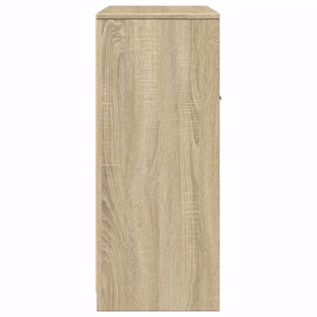 Berkfield Home Sonoma Oak Wall Mounted Bathroom Cabinet in Brown, W/D/H: 60 x 33 x 80 cm – 3