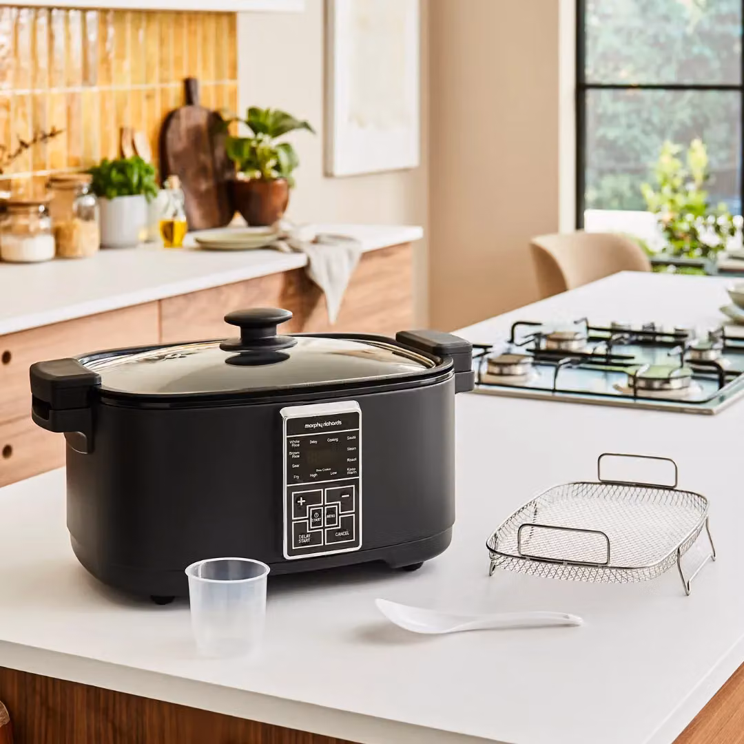 Morphy Richards 10-in-1 Multifunction Food Cooker with Digital Display, 6.5L, Black – 3