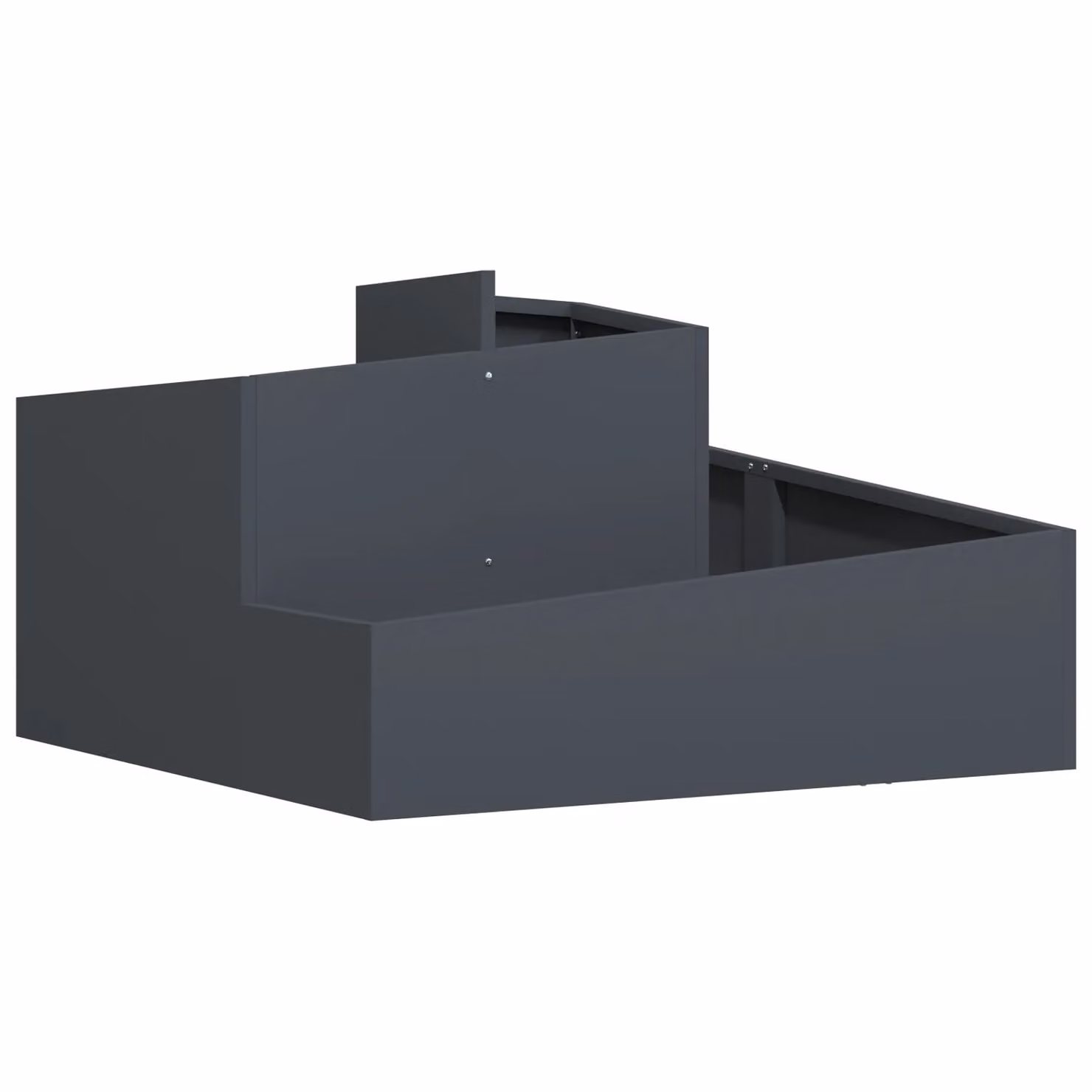 Berkfield Home Anthracite Planter Tub W/D/H: 80 x 80 x 50 cm – 2