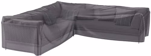Ruma AeroCover Waterproof Corner Sofa Cover in Grey, W: 235 cm, D: 235 cm, H: 70 cm – 1