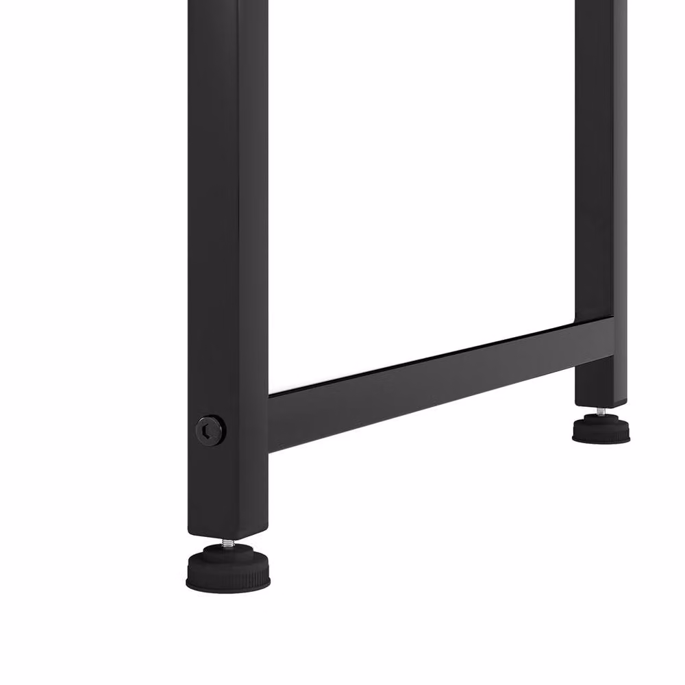 Levede Black Gaming and Office Desk with Matt MDF Laminate Top and Metal Frame – 5
