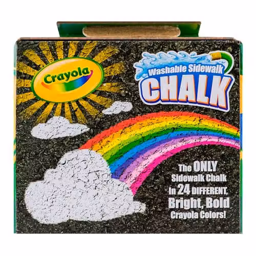 Crayola Multicolour Drawing and Colouring Chalk, 24 Count – 3