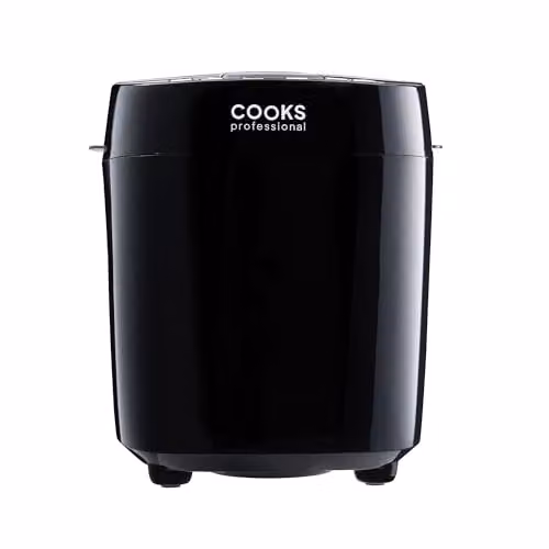 Cooks Professional Digital Bread Maker with 15 Programmes, Timer and Keep Warm Function, Black and Silver – 7