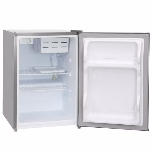 Russell Hobbs Silver Countertop Mini Fridge with 66L Capacity, Reversible Door and Bottle Rack, W/D/H: 44.5 x 41.0 x 51.0 cm – 6