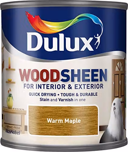 Dulux Quick Drying Interior and Exterior Woodsheen in Warm Maple, 250 ml
