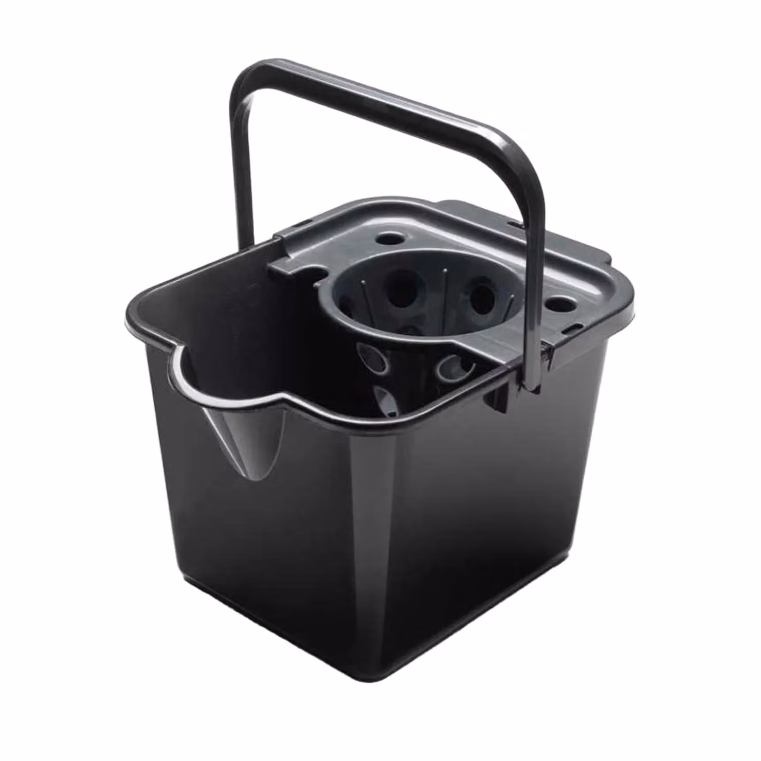 Addis Black Plastic Mop Bucket with Wringer, W/D/H: 35.0 x 24.5 x 27.5 cm – 2