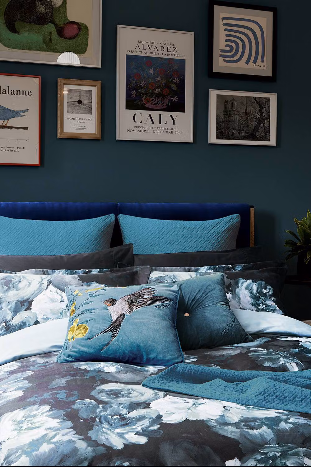 Ted Baker Painted Blooms Cotton Mako Satin Duvet Cover and Pillowcase Set, Multicolour, W: 200 cm x H: 200 cm – 2