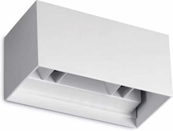 Netlighting Atom Up and Down Outdoor Wall Lamp, White, 4x LED, 2400lm, 4000K, IP54