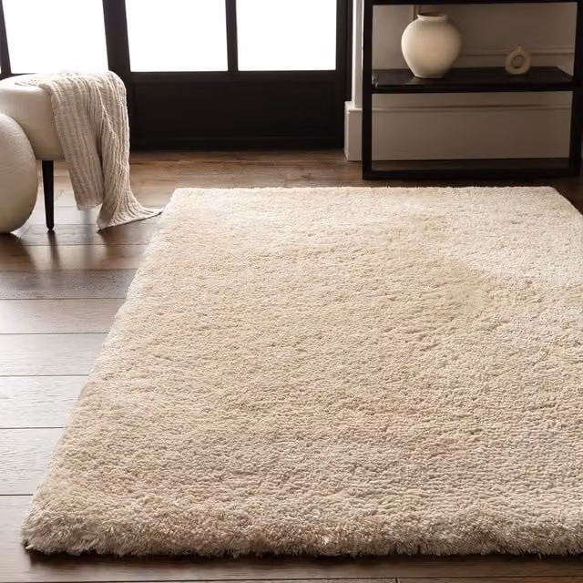 Asiatic Carpets Opulence Natural Luxury Soft Shaggy Rug in Beige and Multicolour, 290 cm
