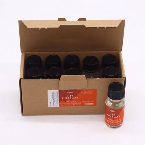 Ancient Wisdom Hot Chocolate Fragrance Oil, 10ml, Brown, Transparent – 2