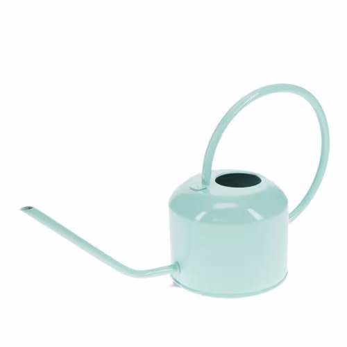 Dotcomgiftshop Blue Galvanised Steel Metal Watering Can with Long Spout