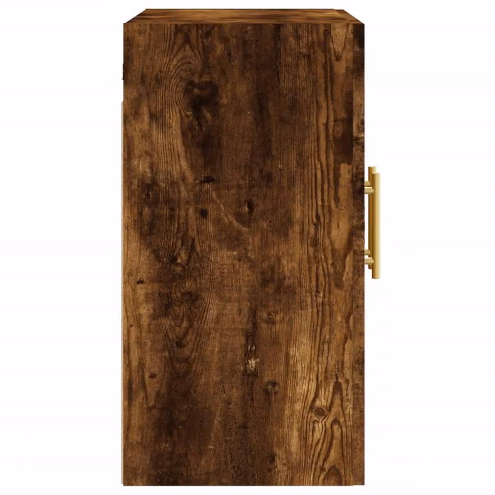 Berkfield Home Smoked Oak Wall Cabinet in Brown, W/D/H: 60 x 31 x 60 cm – 4