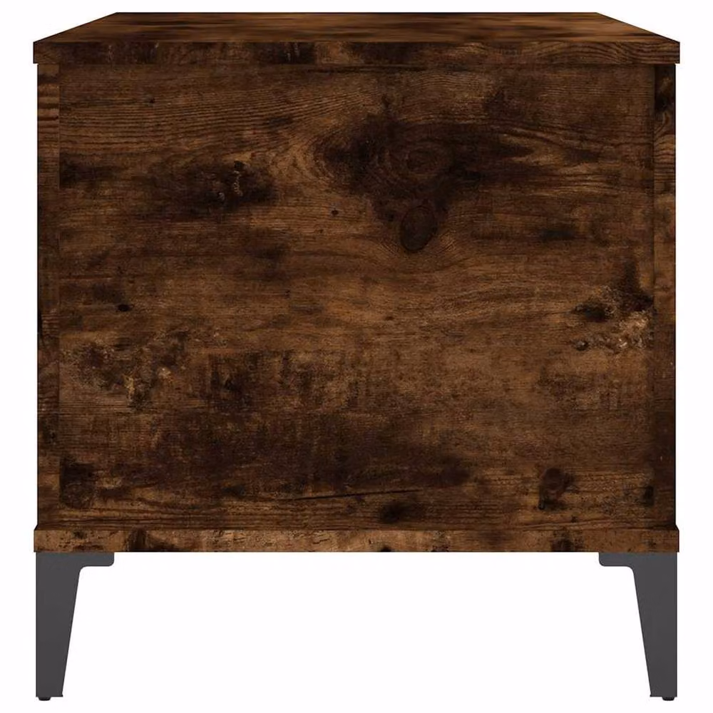 Berkfield Home Decorative Coffee Table in Smoked Oak Brown with Lift Mechanism, W: 90 cm, D: 44.5 cm, H: 45 cm – 4