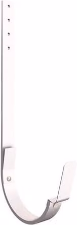 Lindab Silver Metallic Galvanised Steel Half Round Flex-Fit Rafter Angle Bracket 330mm